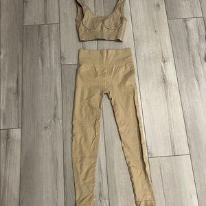 Tan Workout Set